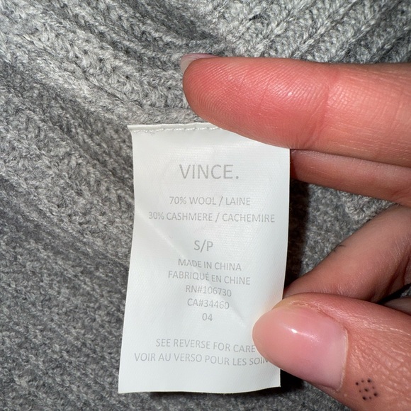 Vince Heather Gray Sweater - Picture 4 of 5